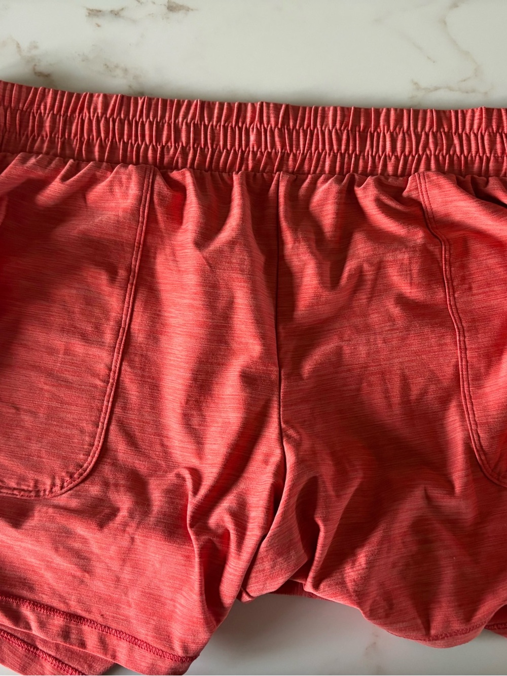 All in Motion Women’s Athletic Shorts Bundle of 2 Size L Black & Heathered Orang - Picture 5 of 13